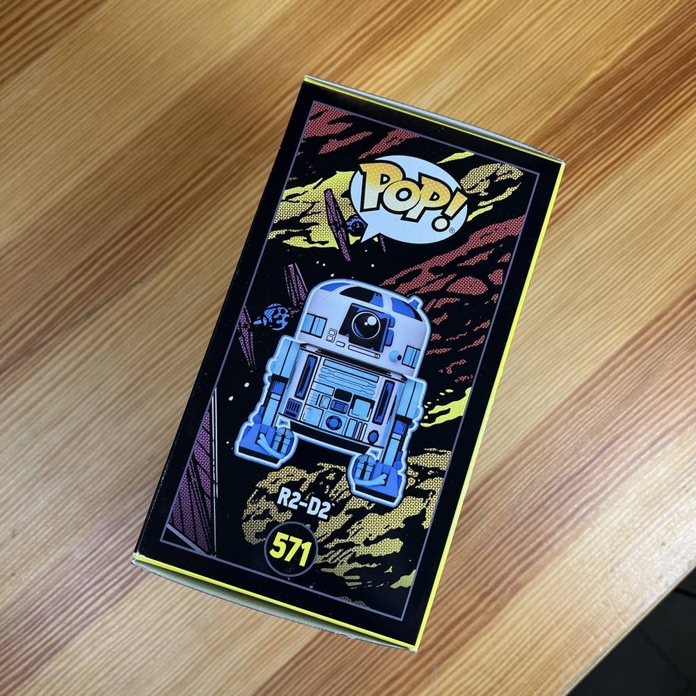 NIB Funko Pop Star Wars R2-D2 571 White Blue Target Exclusive Comic Art Figure - Picture 4 of 7